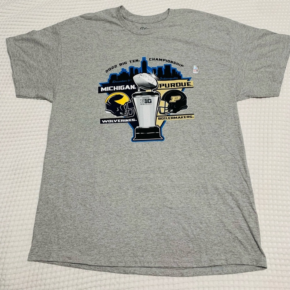 MICHIGAN WOLVERINES PURDUE BIG TEN CHAMPIONSHIP T Shirt  XL NWOT Football